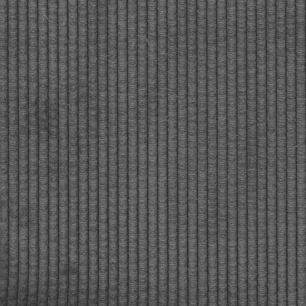 Modulsofa med hynder fløjlsstof mørkegrå